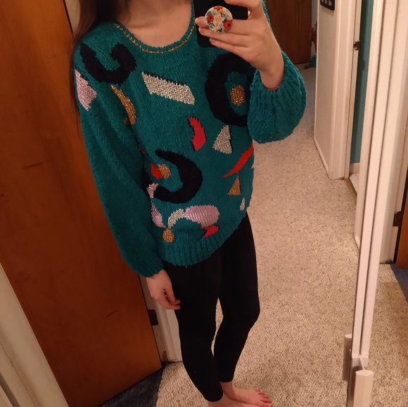 Vintage 80s Bonnie & Billy by Holly Sweater - Picture 4 of 4